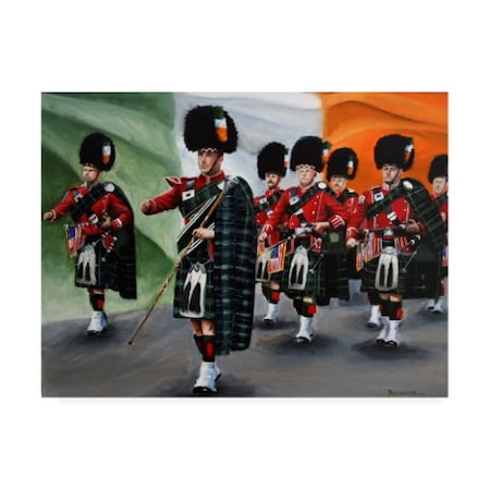 Paul Walsh 'Fdny Bagpipe Band' Canvas Art,35x47